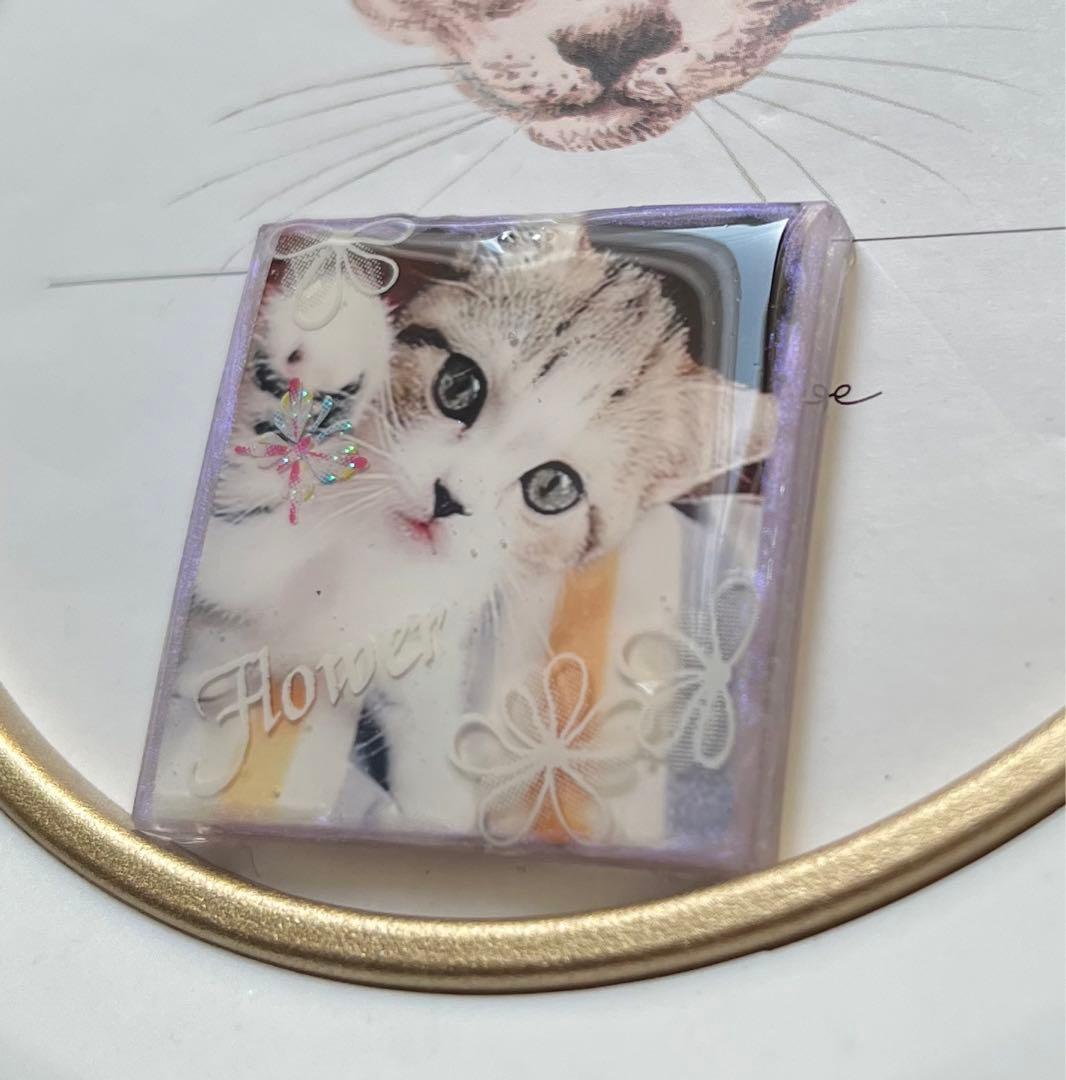 レジンヘアゴム♡一緒に遊ぼ♪猫ちゃん