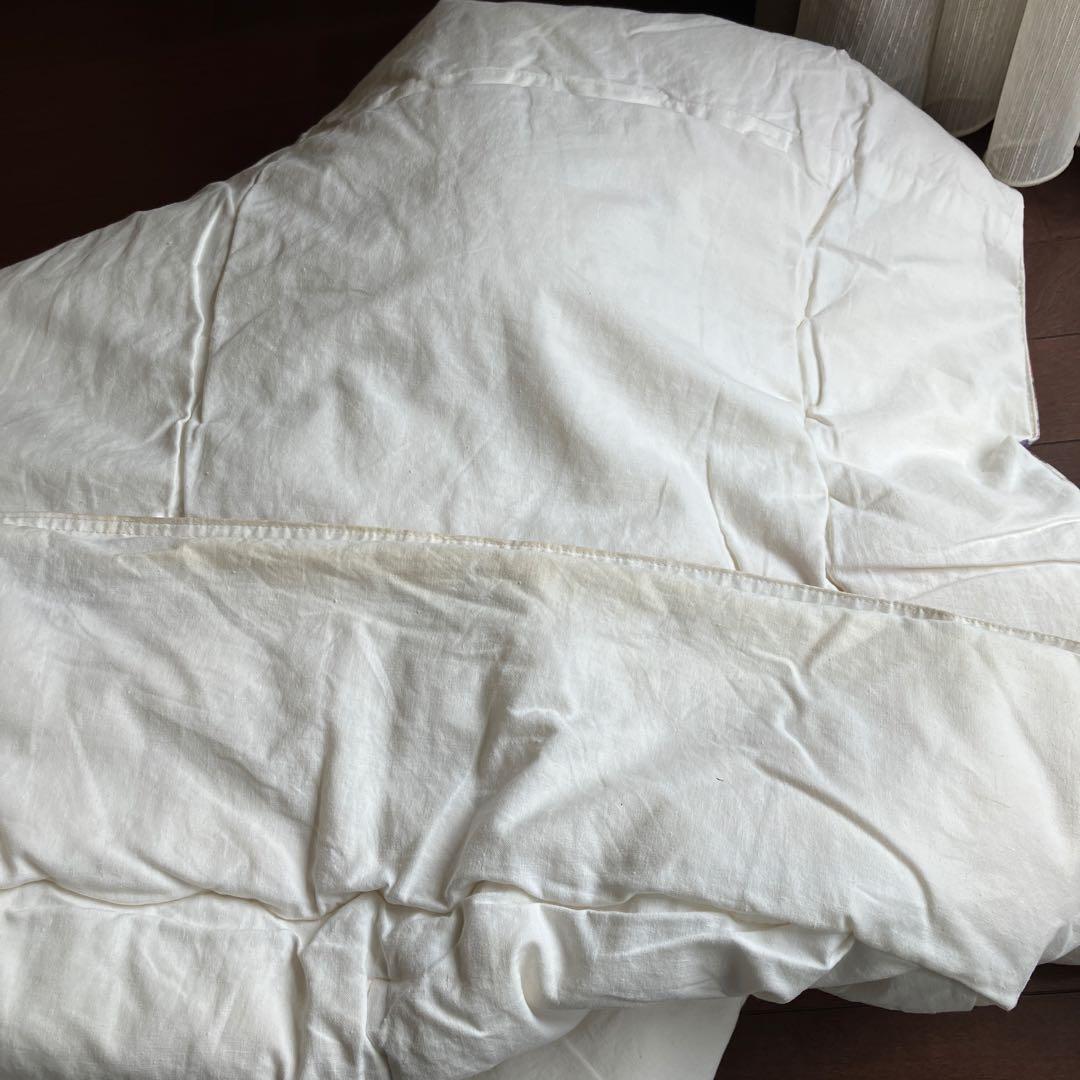 羅布麻　掛け布団　シングル　麻混合　綿　遠赤外線　オールシーズン　天然繊維