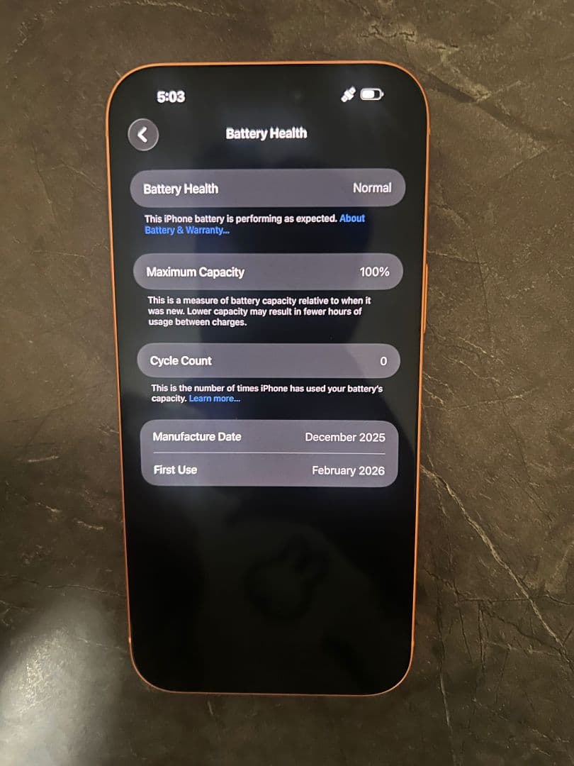 iPhone 17 Pro Max512Gbオレンジ色 スマートフォン