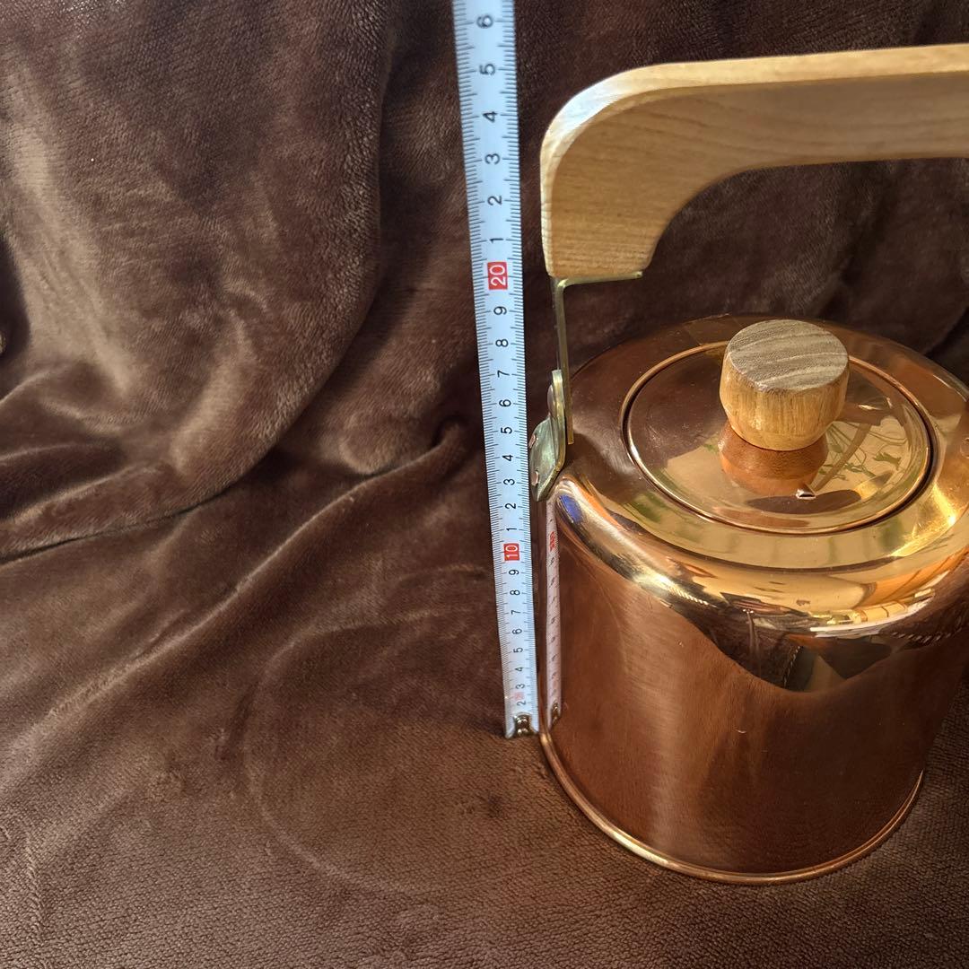 未使用　レトロ　銅製ケトル やかん　2.0L　キングカパー