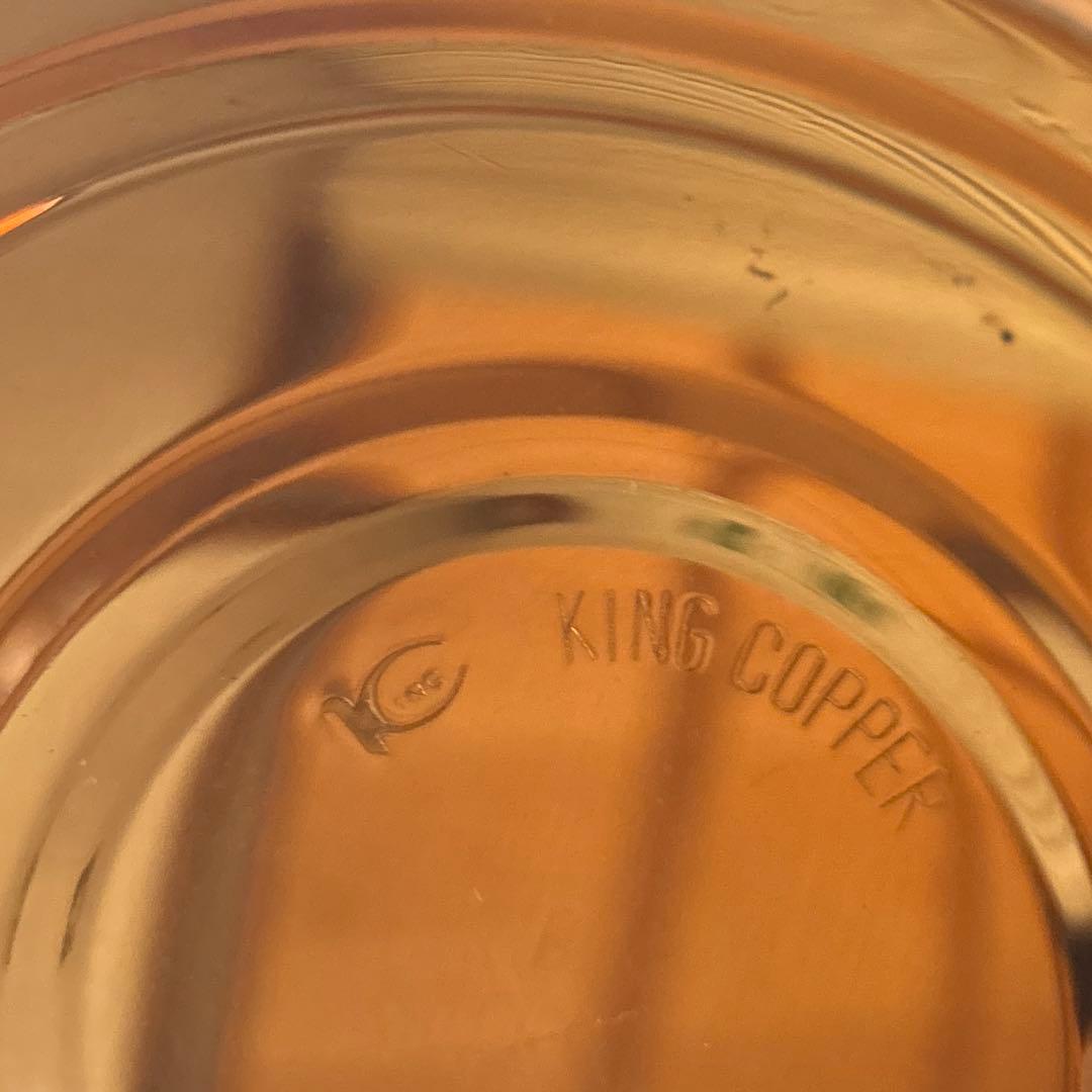 未使用　レトロ　銅製ケトル やかん　2.0L　キングカパー