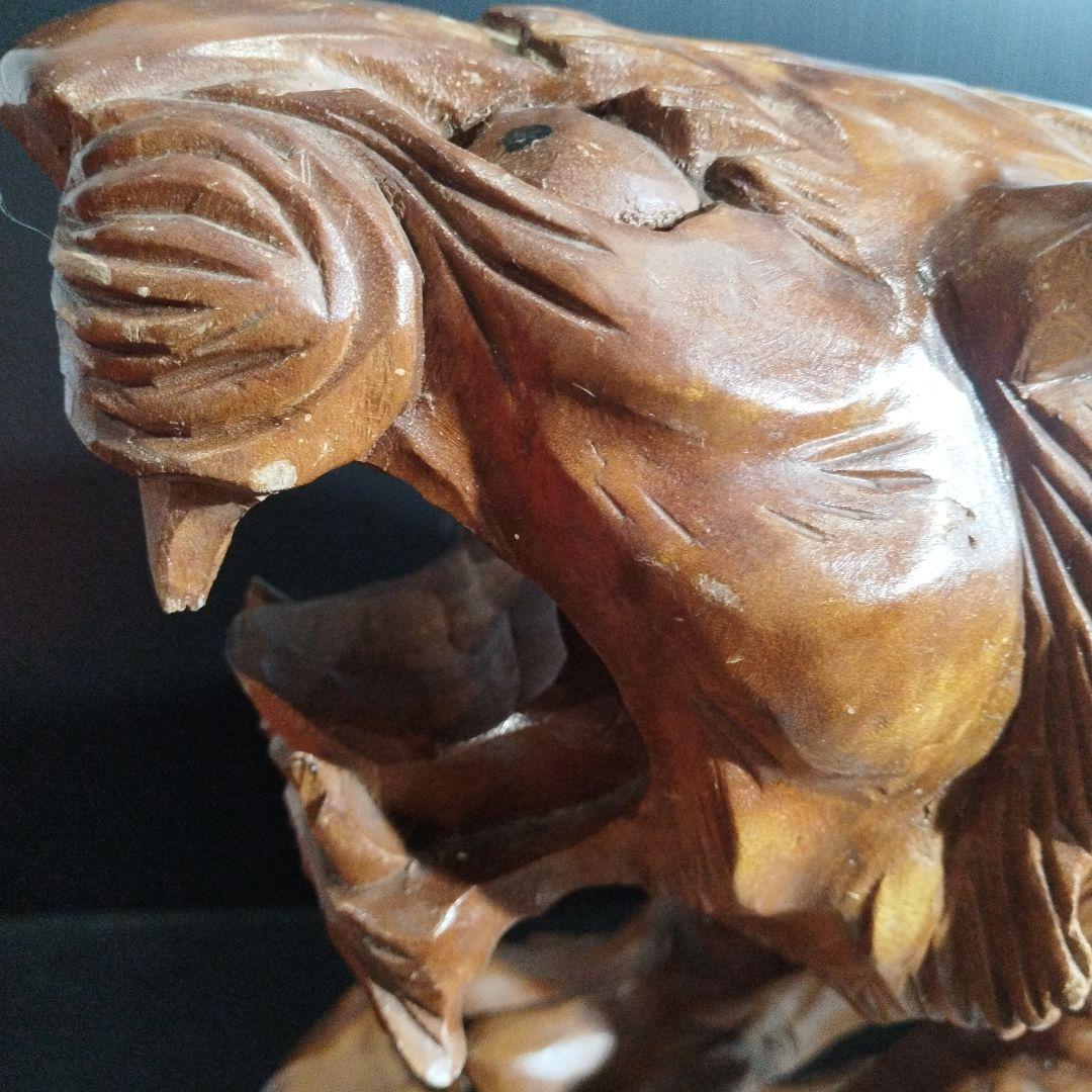 虎の彫刻 置物【金運、仕事運アップ】