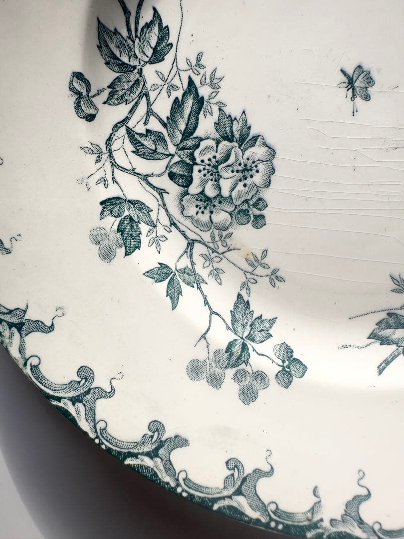 st amand サンタマン　鳥　フランス　アンティーク　プレート　皿