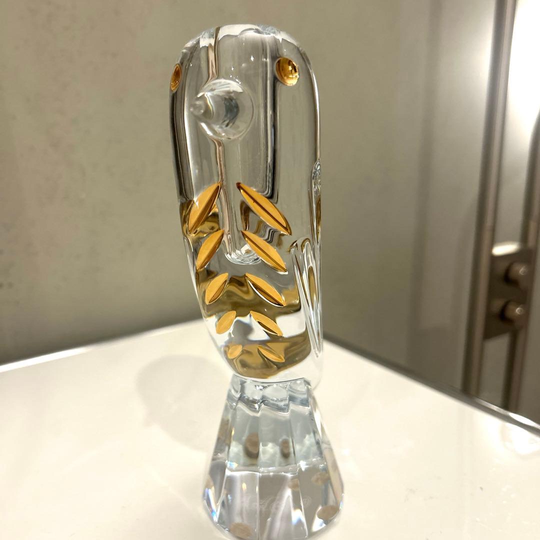 【Baccarat バカラ】ファウナクリストポリス トリ 花瓶　一輪挿し