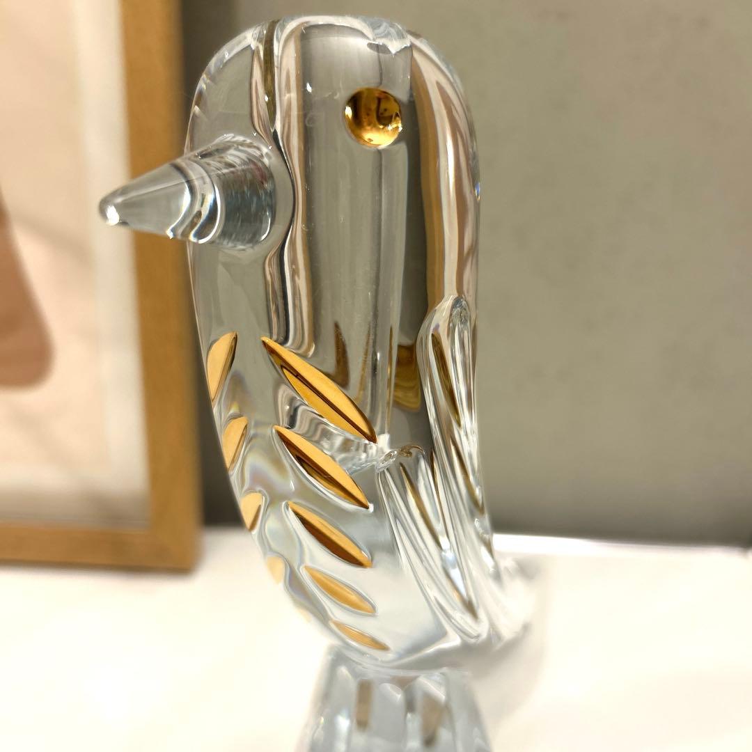 【Baccarat バカラ】ファウナクリストポリス トリ 花瓶　一輪挿し