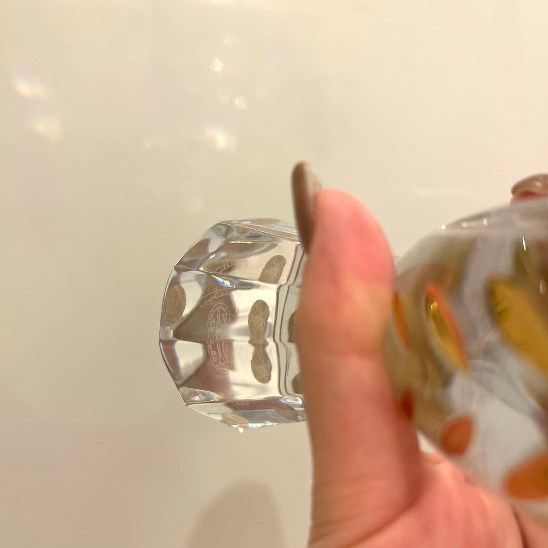 【Baccarat バカラ】ファウナクリストポリス トリ 花瓶　一輪挿し