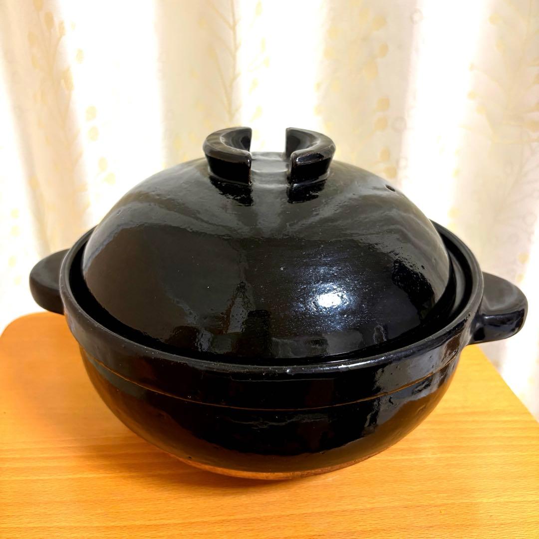 長谷園の土鍋　かまどさん三合炊き