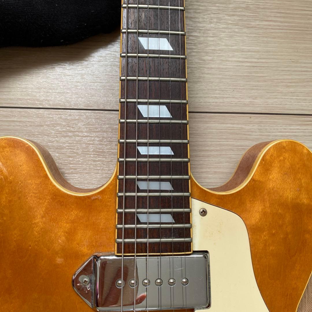 Epiphone Casino ナチュラル セミホロウ エレキギター 美品