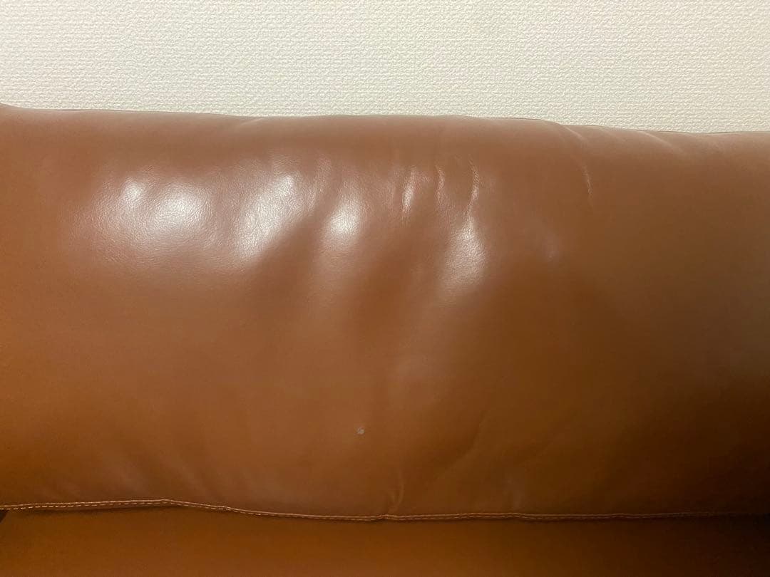 送料込み！ 3人掛けソファ　合成皮革　フェイクレザー