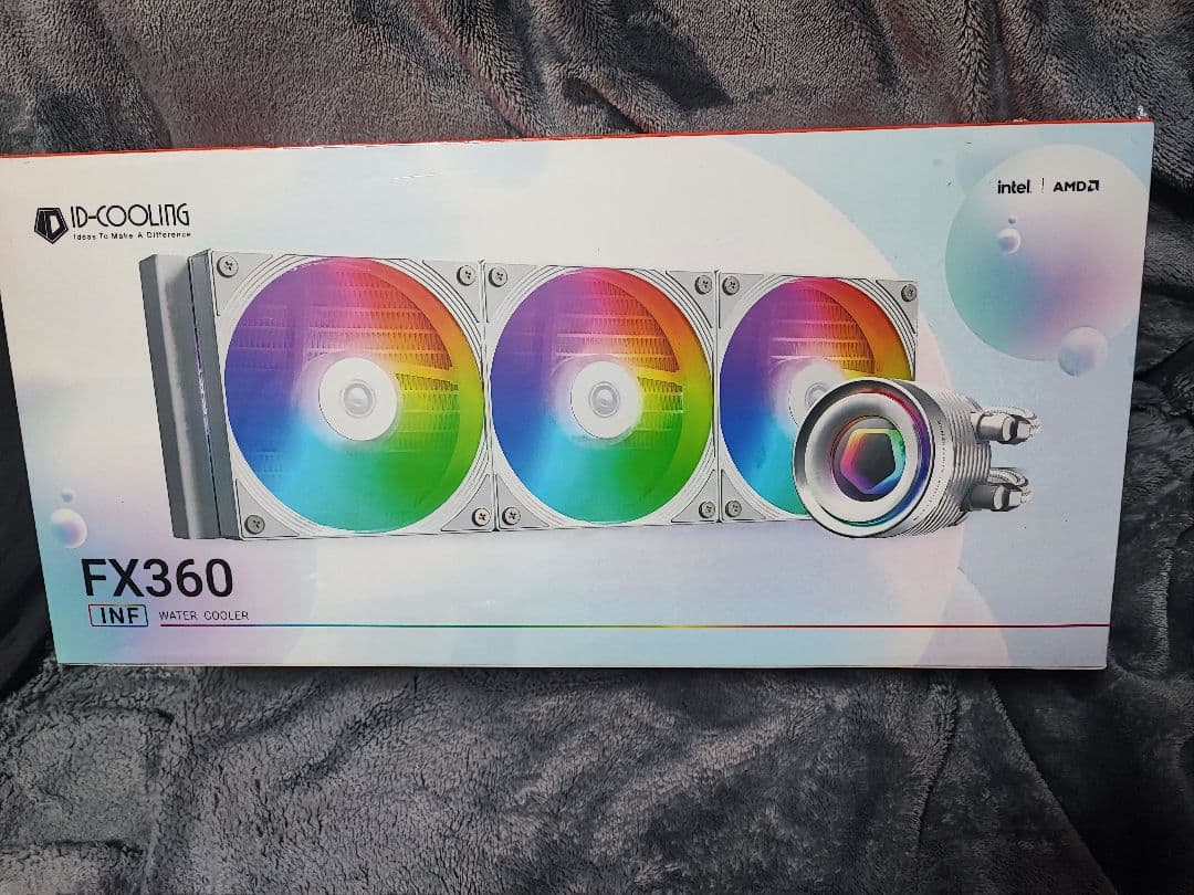 早い者勝ち！　未使用AsiaHorse 簡易水冷 CPUクーラー（黒）