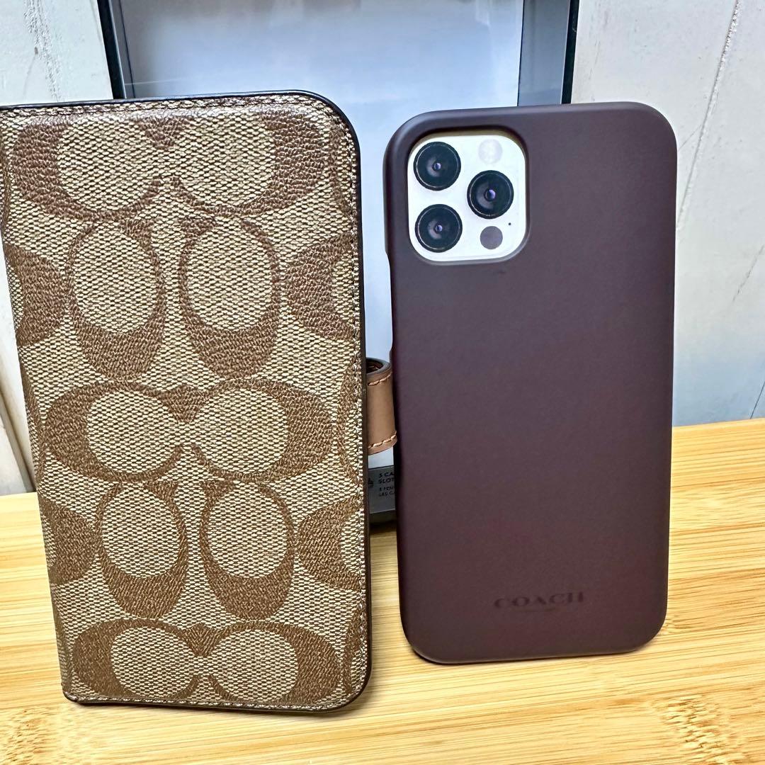 COACH iPhone12 / iPhone12Pro 手帳型 ケース