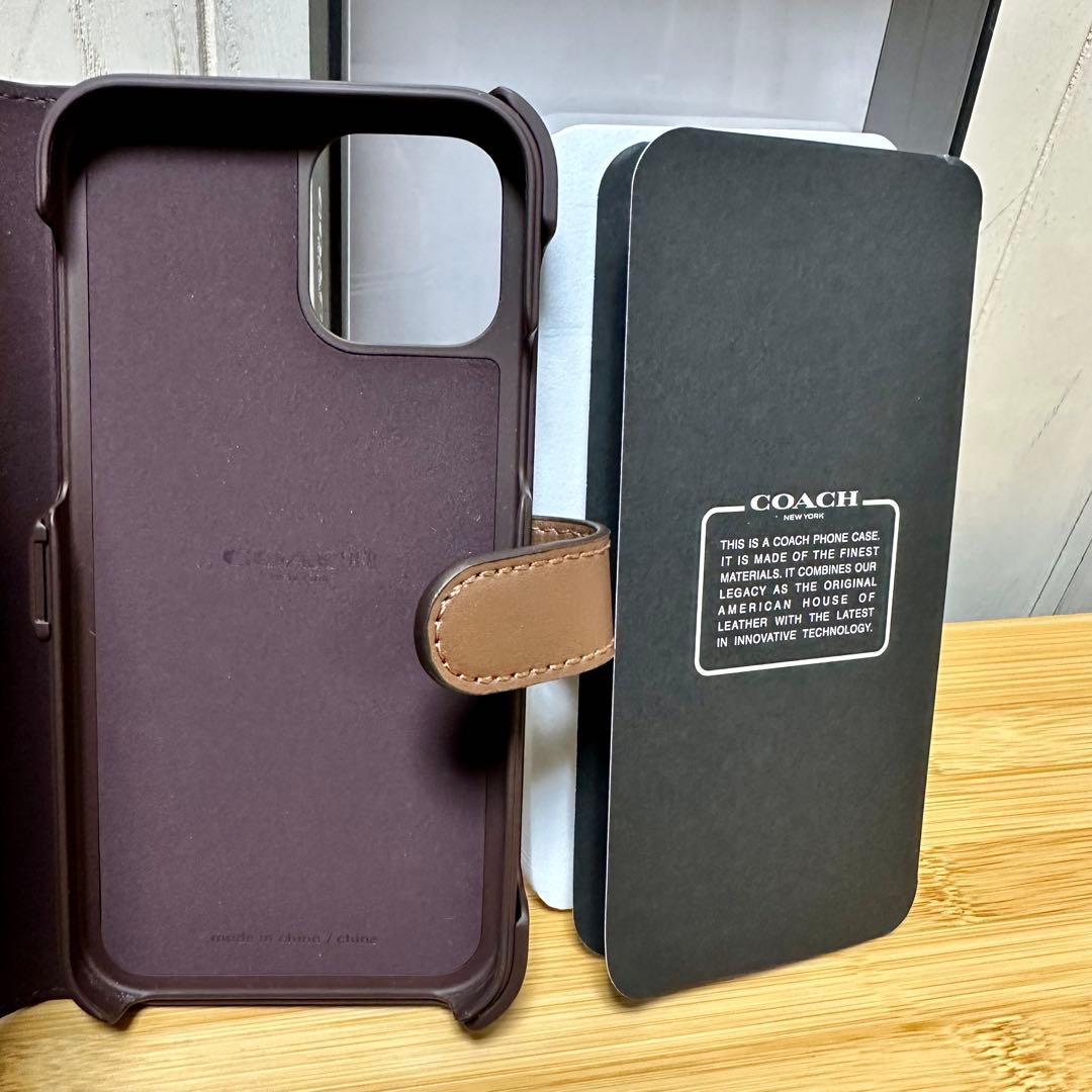 COACH iPhone12 / iPhone12Pro 手帳型 ケース