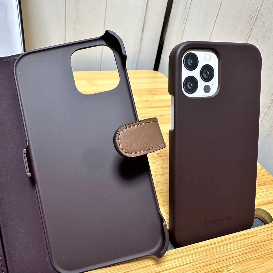 COACH iPhone12 / iPhone12Pro 手帳型 ケース