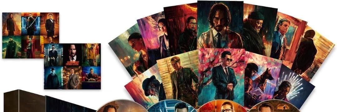 ◆美品◇ジョン・ウィック ステッカー & 大判ポストカードセット 特典 グッズ◆