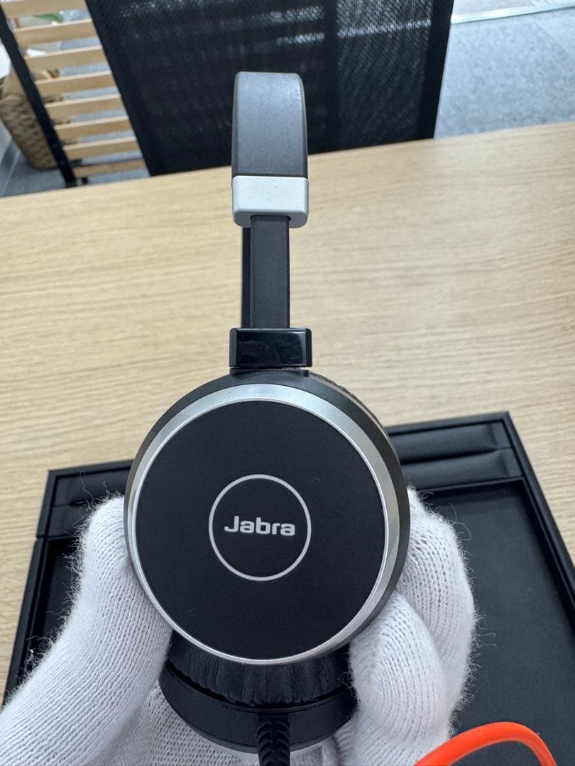 Jabra 有線ヘッドホン ブラック/オレンジ