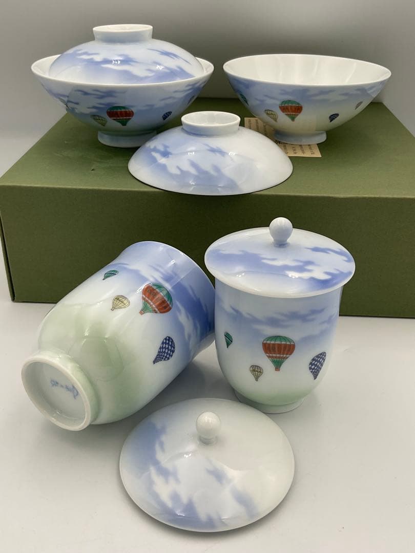 深川製磁　湯呑　茶碗
