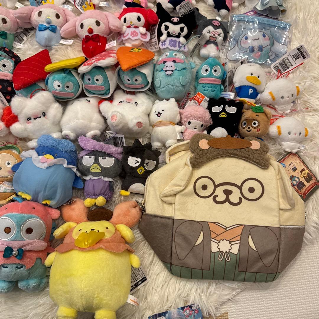 ☆全て新品タグ付き☆サンリオキャラクターズ　マスコット　大量　87点　まとめ売り