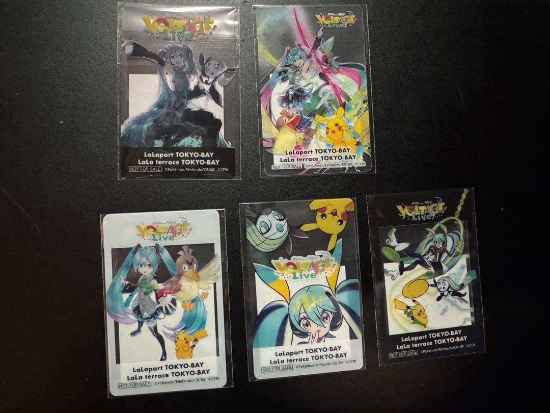 Voltage Live 初音ミク ポケモン カード 5枚セット