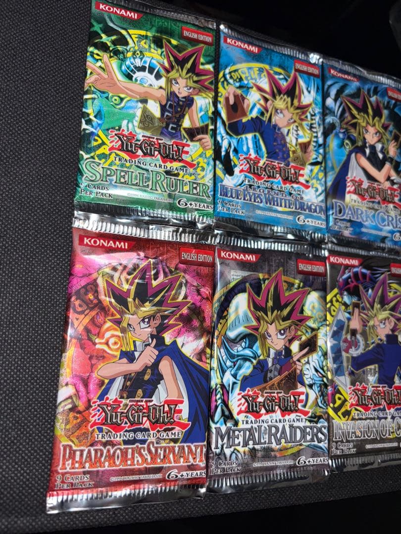 遊戯王 未開封パック 6種 特典カード3種 2010年
