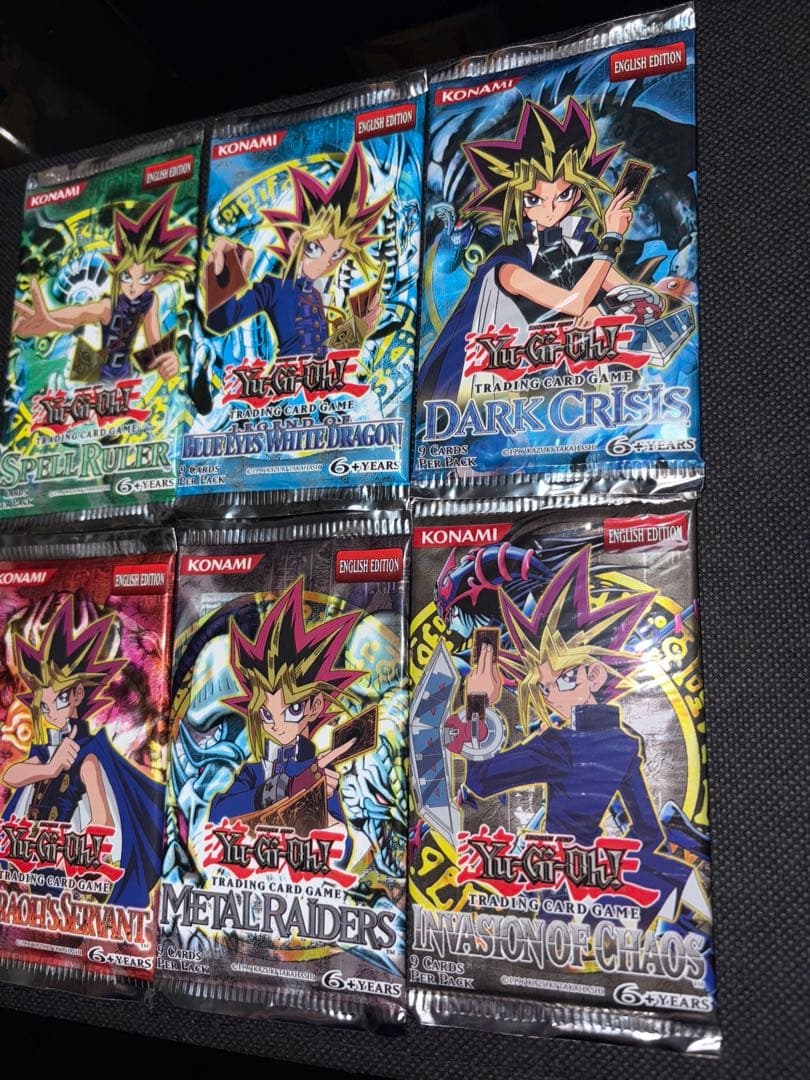 遊戯王 未開封パック 6種 特典カード3種 2010年