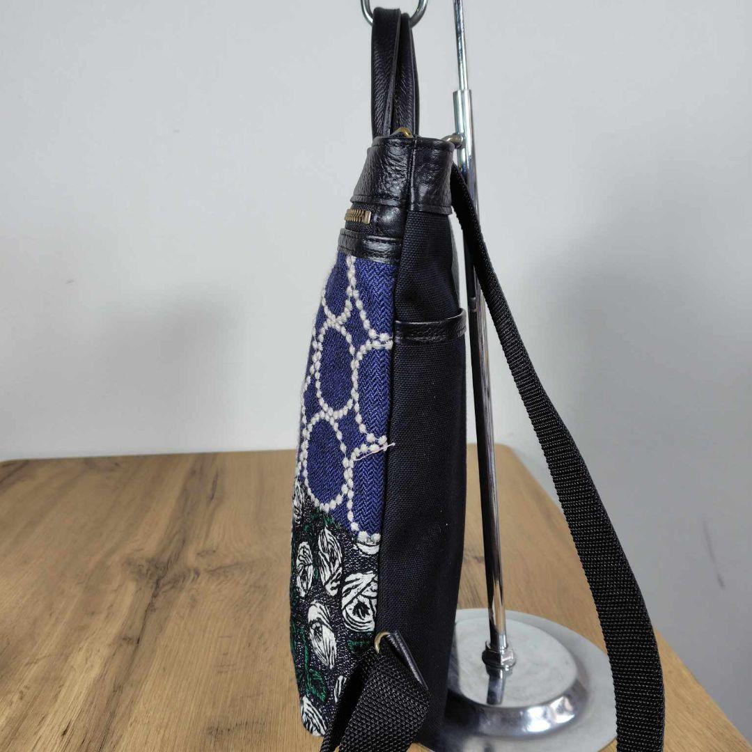 ミナペルホネン/tambourine×ロージィーネイビー/A４トートリュック