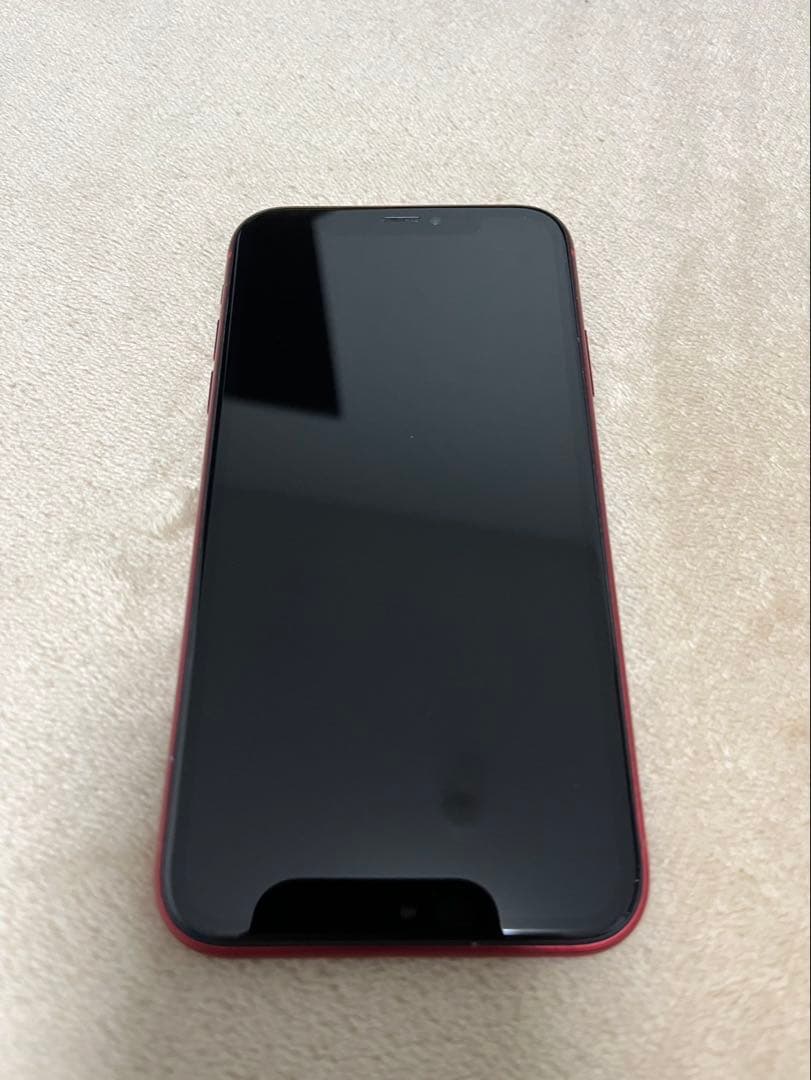 iPhoneXR バッテリー81% SIMロックなし レッド