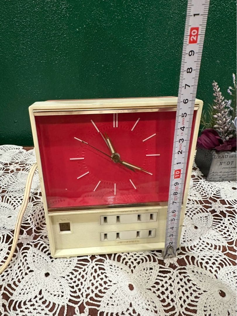 ナショナル 置時計 昭和レトロ 当時物 インテリア レトロポップ スペースエイジ