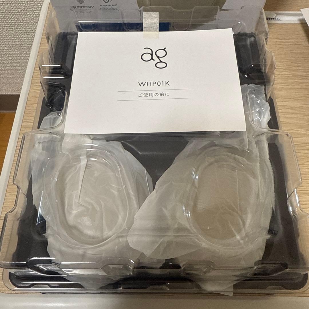 ag WHP01K ワイヤレスヘッドホン クリーム