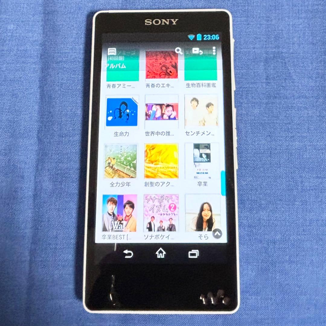 【超美品】SONY ウォークマン　NW-F885 16GB しろ　5449