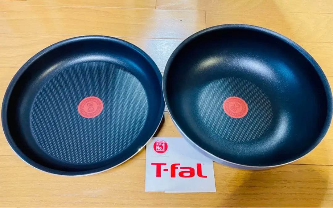 【土日特価】ティファール　ウォックパン　フライパン　ガス火専用セット2点フレーズ