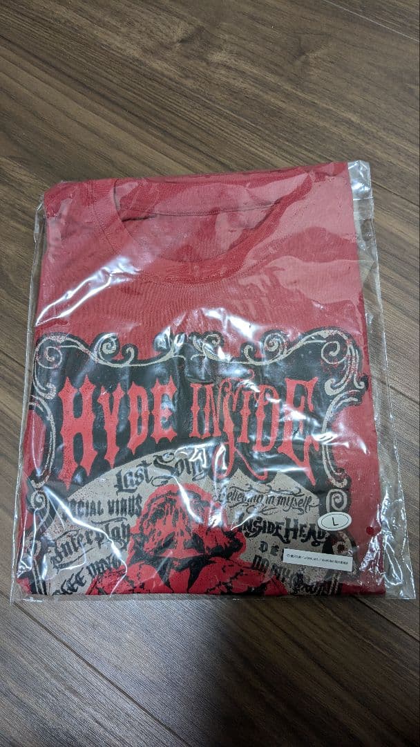 HYDE INSIDE EXTRA ロンT 長袖 Tシャツ 赤 レッド L