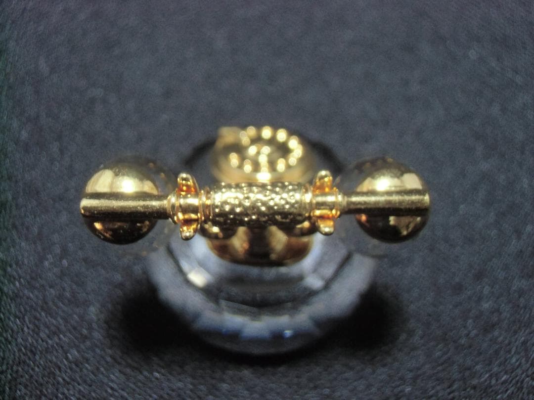 SWAROVSKI カットクリスタル 電話型置物　A039