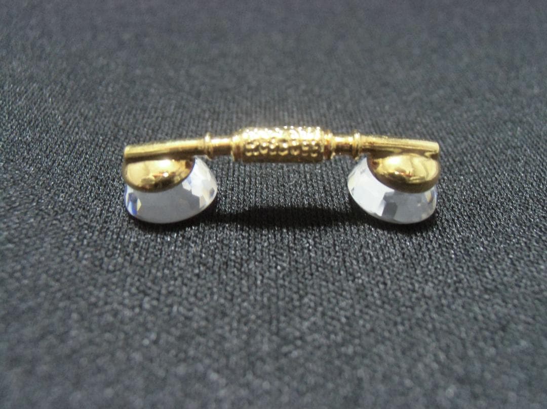 SWAROVSKI カットクリスタル 電話型置物　A039