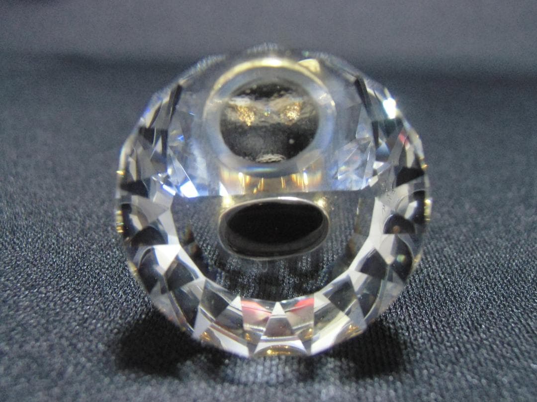 SWAROVSKI カットクリスタル 電話型置物　A039