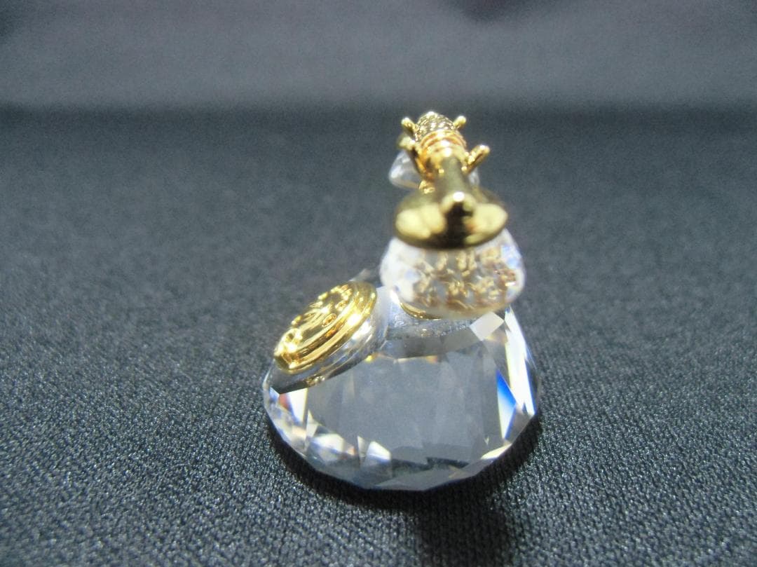 SWAROVSKI カットクリスタル 電話型置物　A039