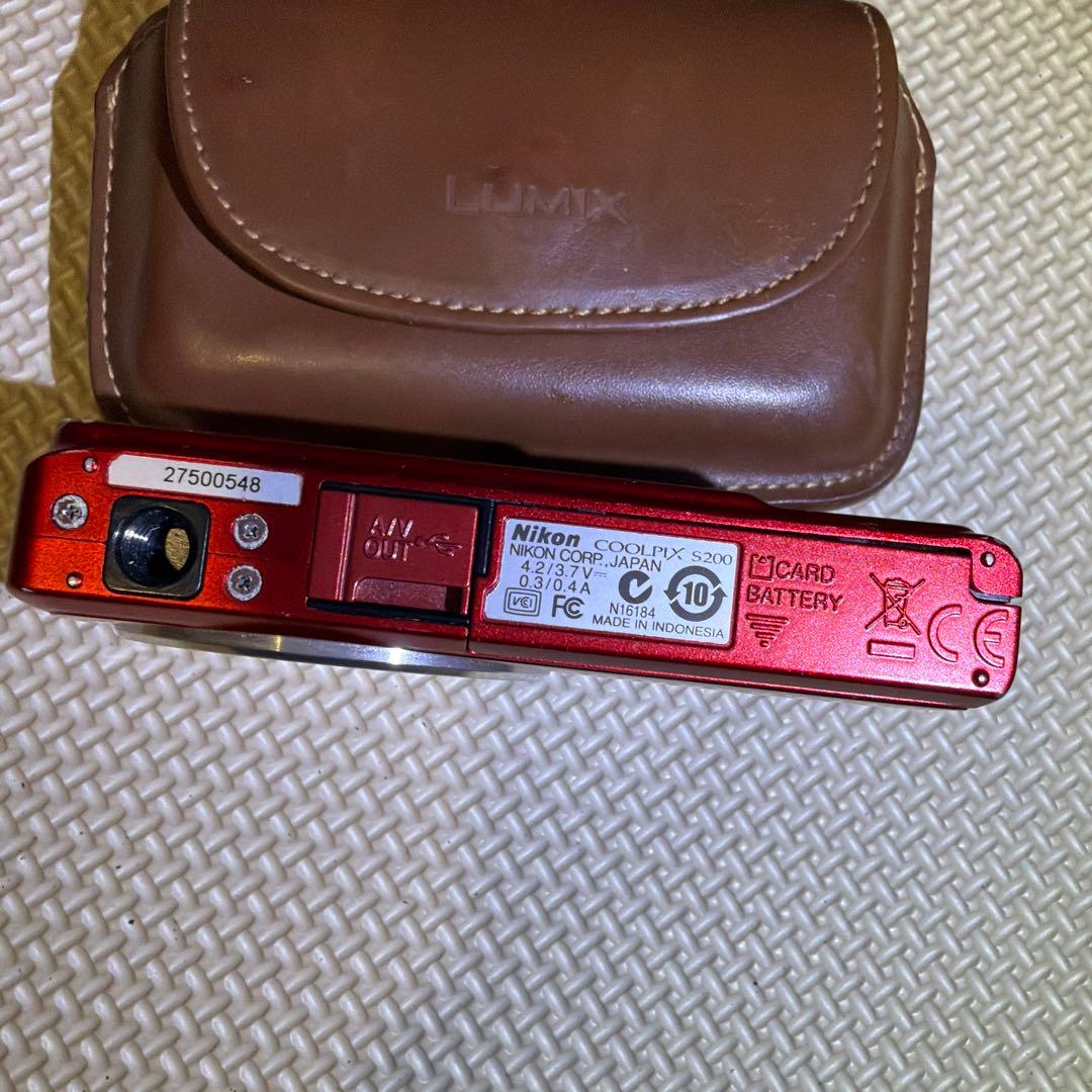 Nikon COOLPIX S200赤色 デジタルカメラ