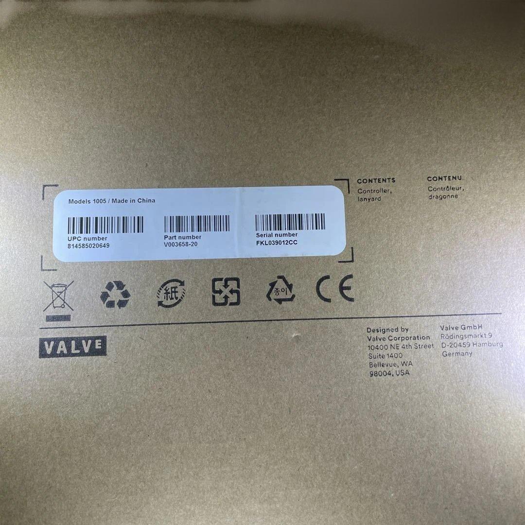 け*ろ様 新品未使用　valve indexコントローラー左のみ　　箱付き