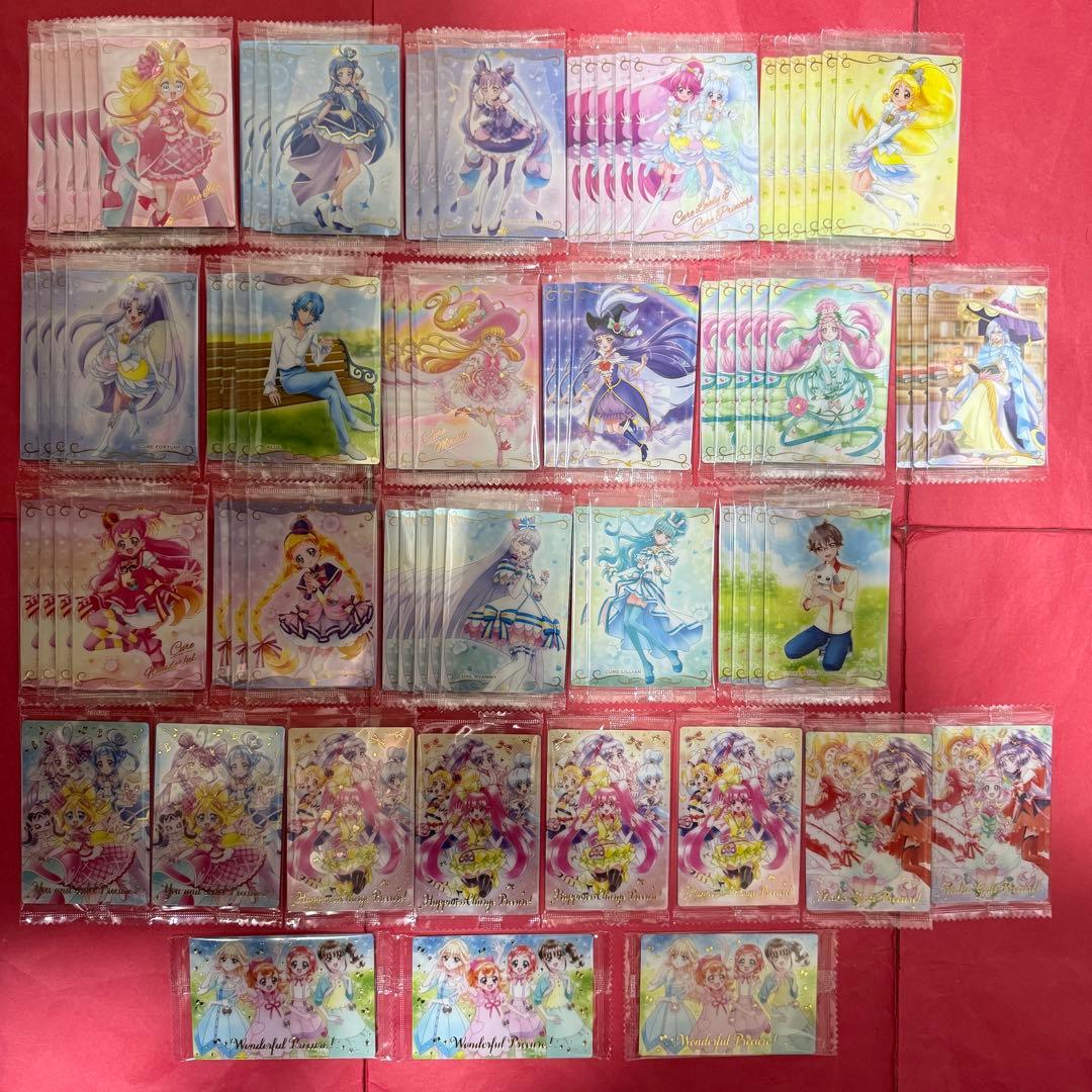 新品 プリキュア ウエハース HR N R SR SSR セットまとめ売り