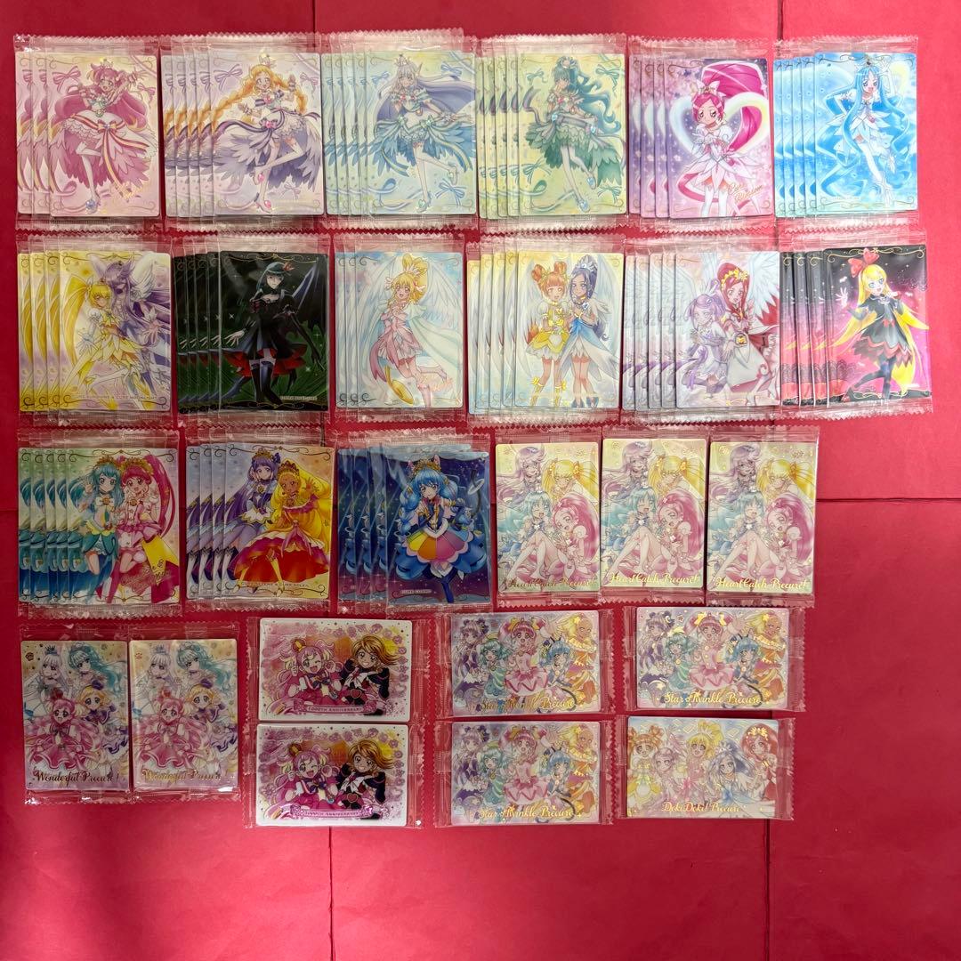 新品 プリキュア ウエハース HR N R SR SSR セットまとめ売り