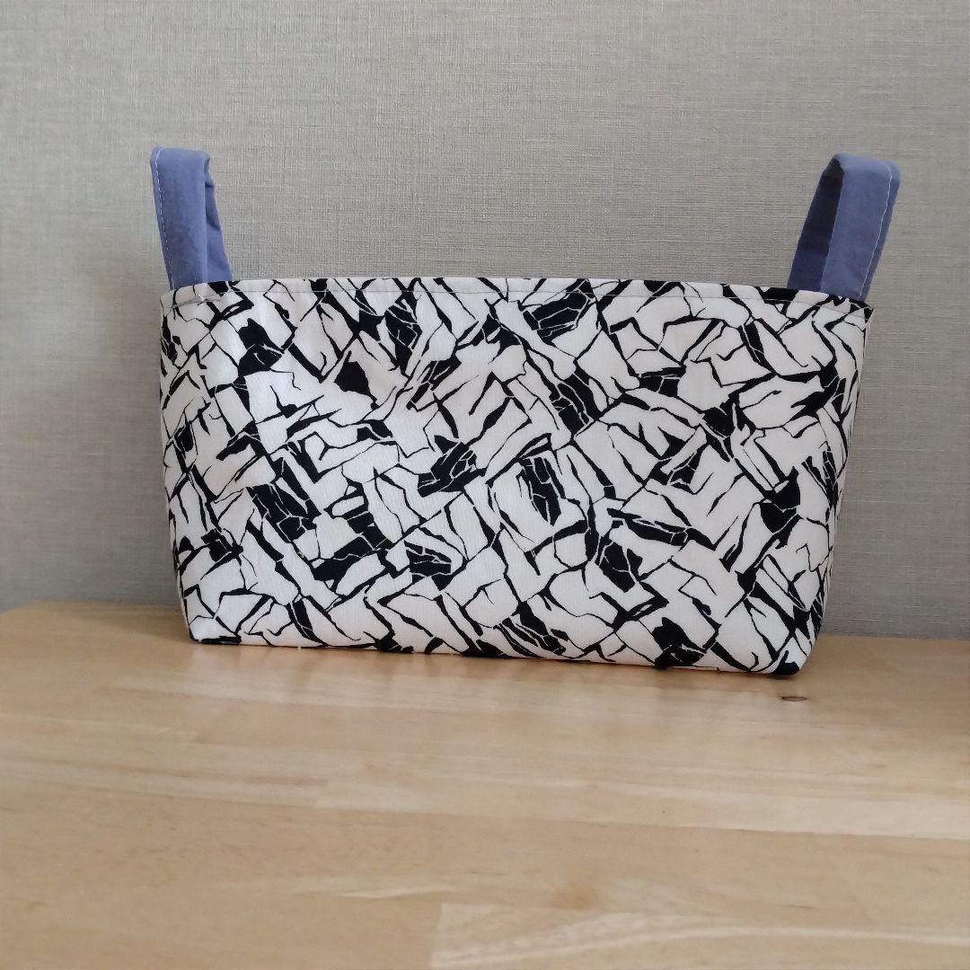 95ハンドメイド リメイク 布バスケット　ファブリックバスケット　小物入れ　鳥