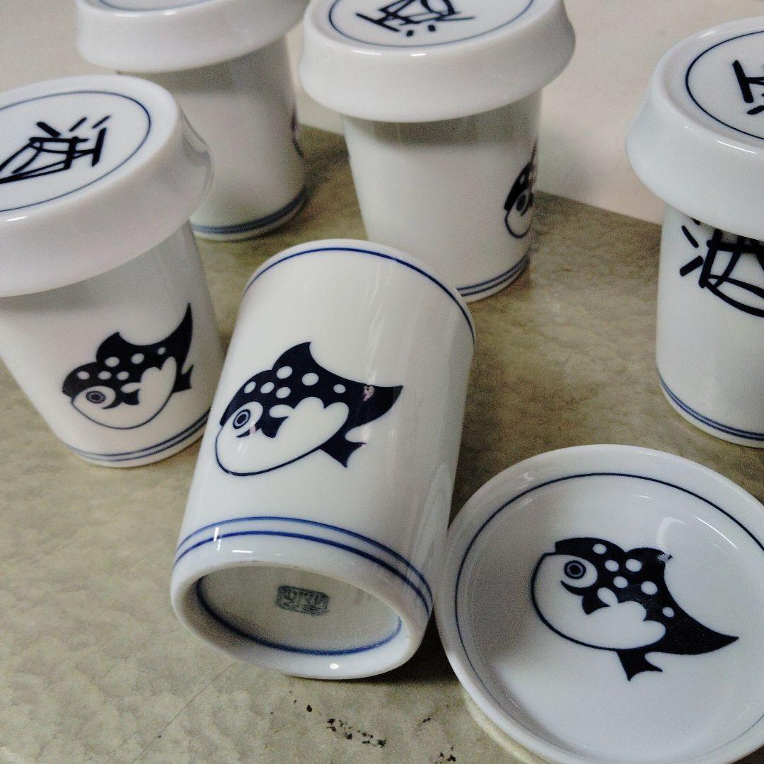 ふぐひれ酒カップ5個、新品、未使用