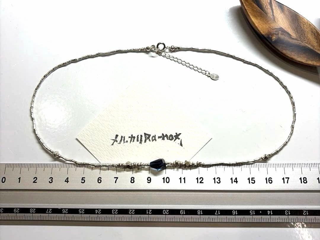 ロンドンブルートパーズ　カレンシルバー　ネックレス　※NB155