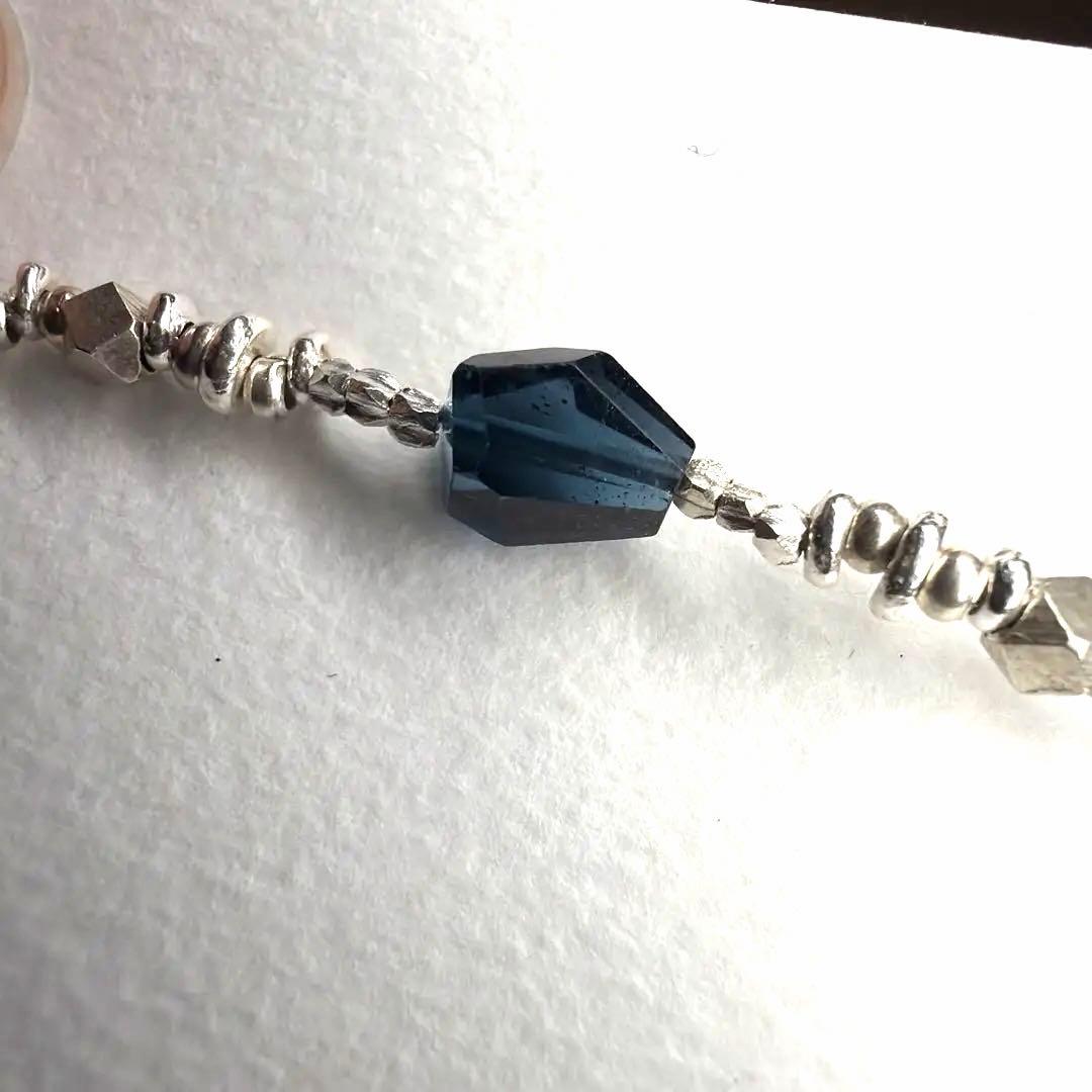 ロンドンブルートパーズ　カレンシルバー　ネックレス　※NB155