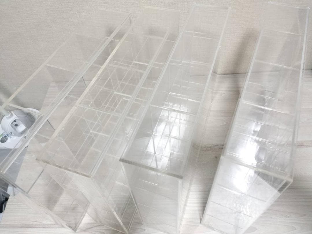 無印良品　コレクション　アクリルケース　4個セット　２透明２不透明