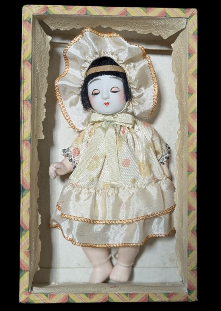 昭和レトロ　サクラビスクドール　和製ビスクドール