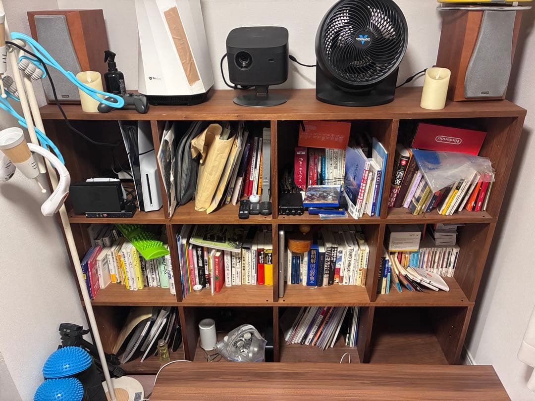 無印良品　スタッキングキャビネット　ウォールナット