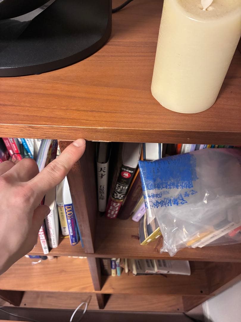 無印良品　スタッキングキャビネット　ウォールナット