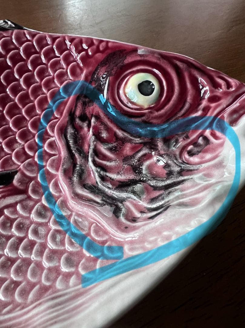 ポルトガル　BORDALLO PINHEIRO プラッター皿