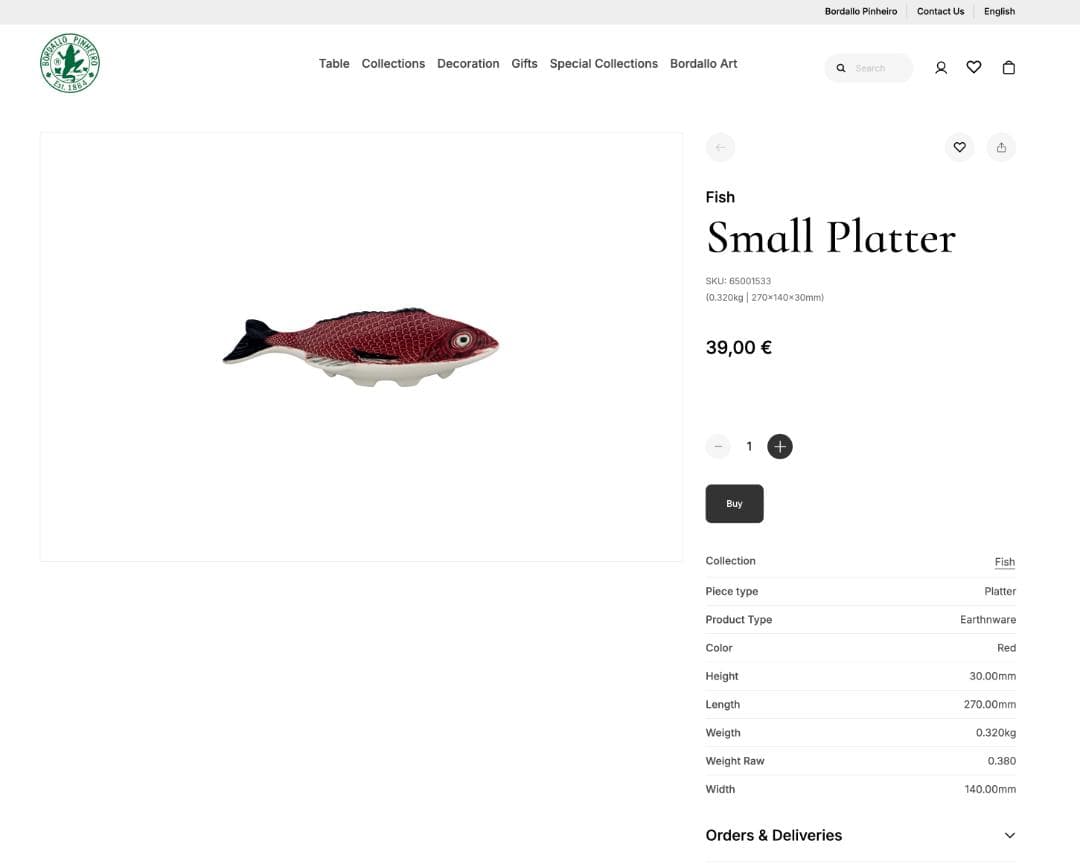 ポルトガル　BORDALLO PINHEIRO プラッター皿