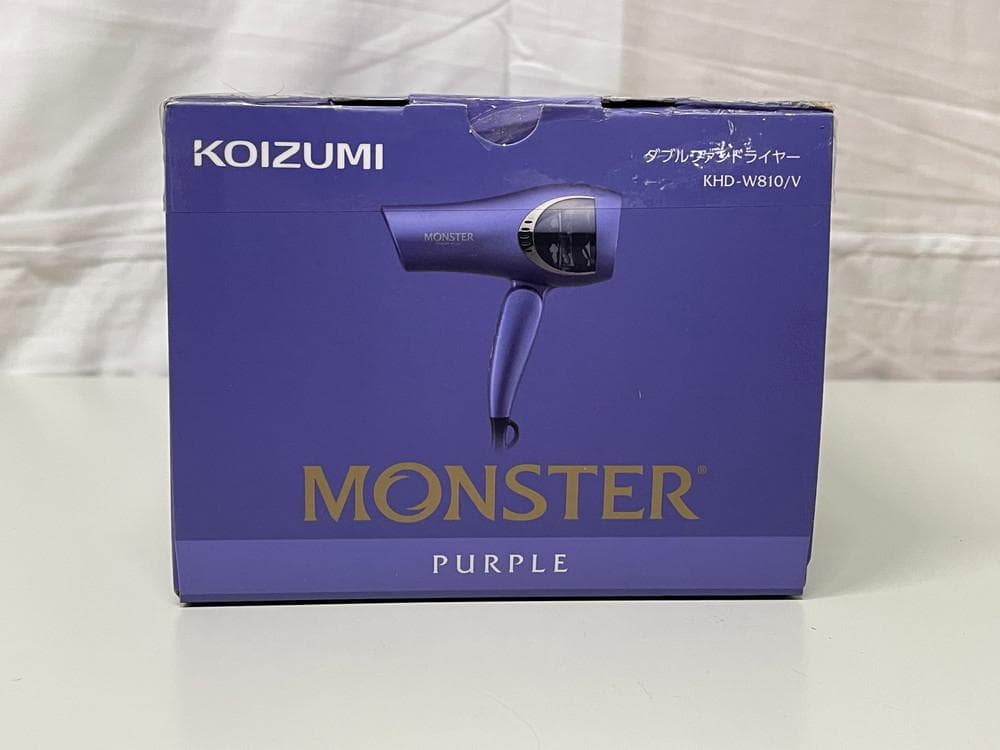 ◆KOIZUMI ダブルファンドライヤーKHD-W810/V パープル09287